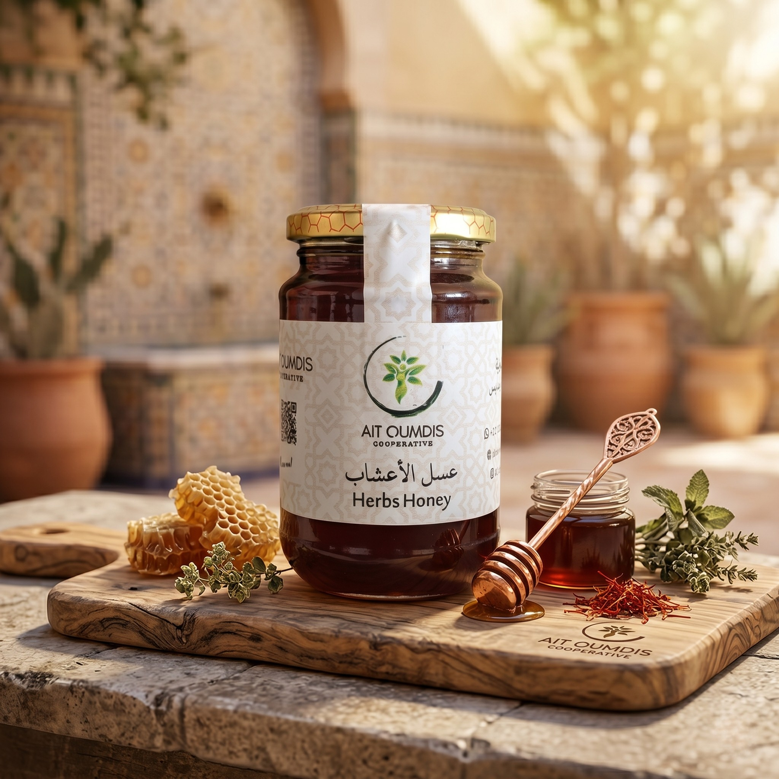 Wild Flower Herbal Honey
